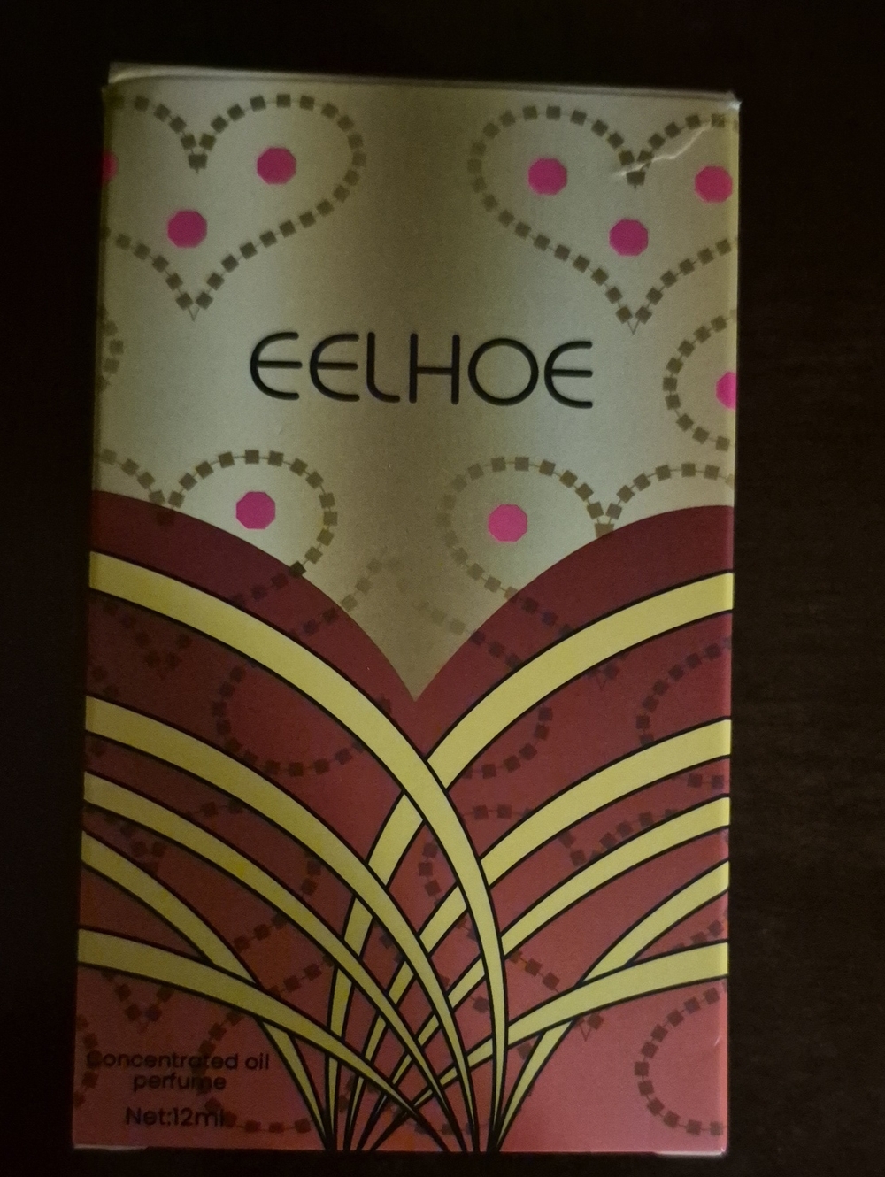 EELHOE Women's Pink and Gold Fragrance Oil